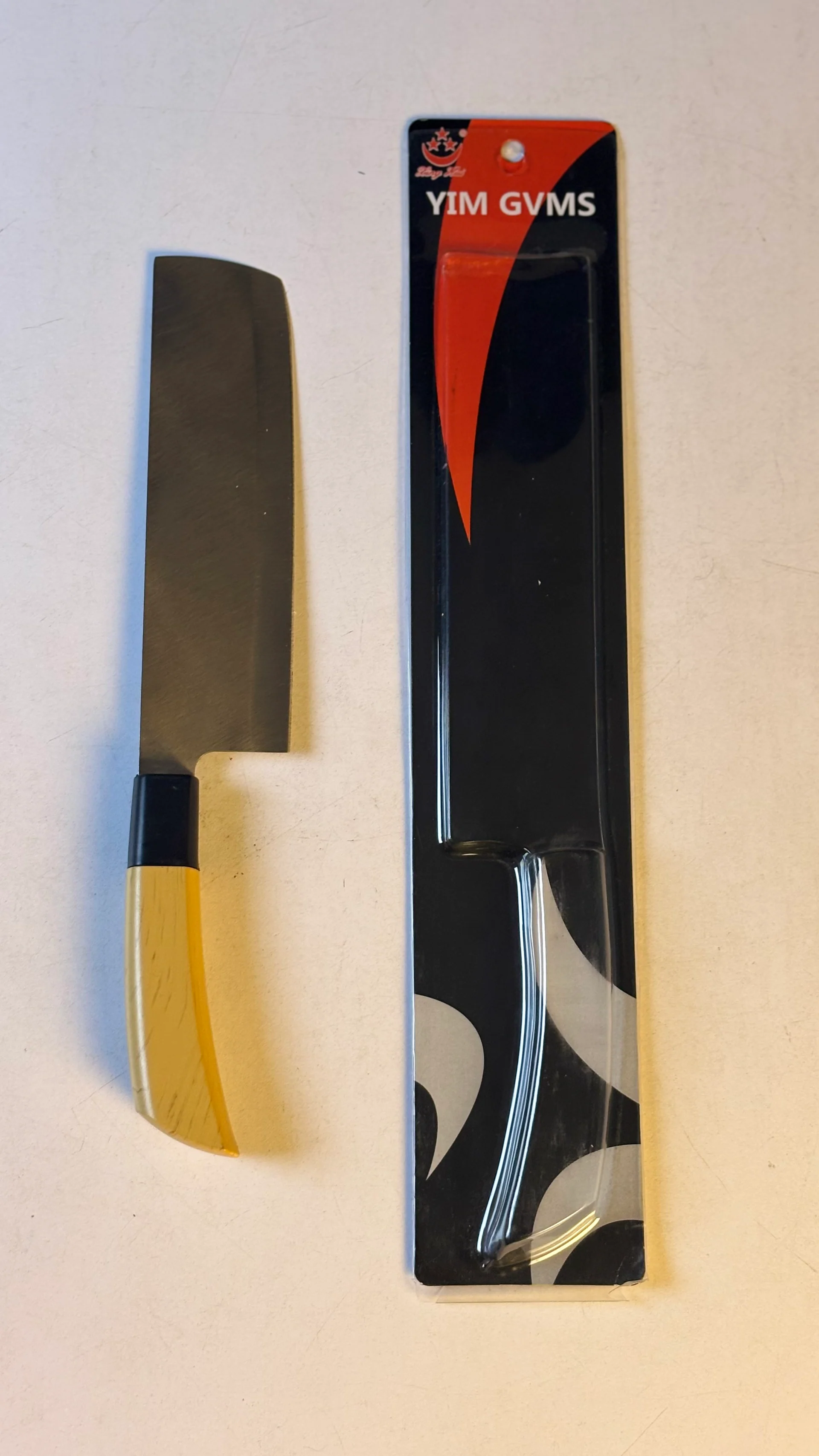 Stainless Steel Wood Handle China Kitchen Meat Cutter